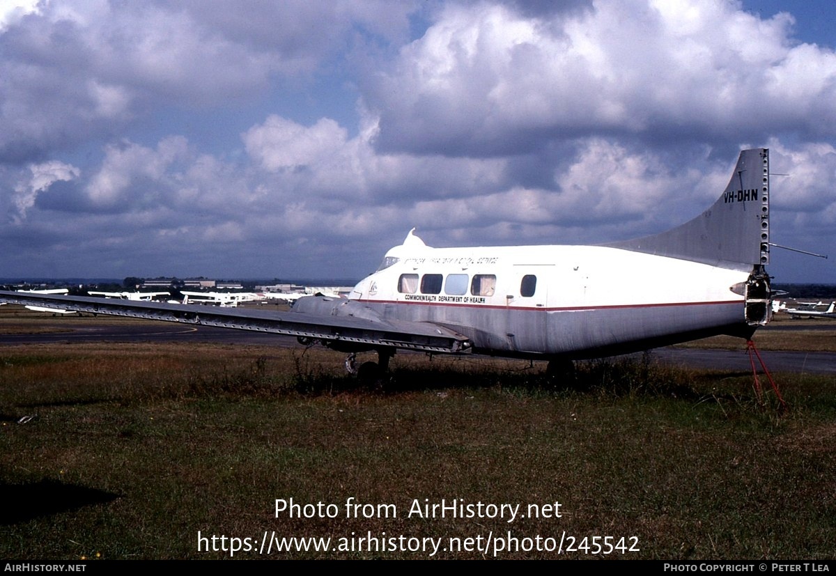 Aircraft Photo of VH-DHN | De Havilland D.H. 104 Dove 5 | Northern Territory Medical Service | AirHistory.net #245542