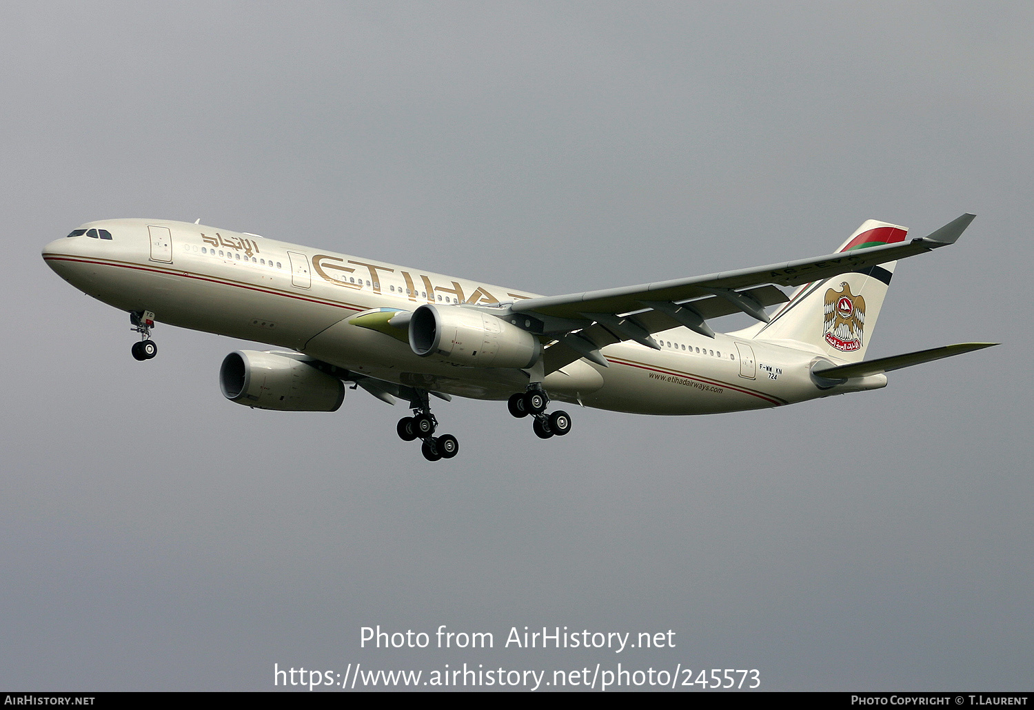 Aircraft Photo of F-WWKN | Airbus A330-243 | Etihad Airways | AirHistory.net #245573