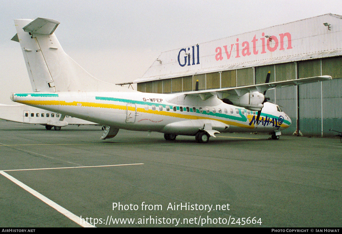 Aircraft Photo of G-WFEP | ATR ATR-42-300 | Gill Airways | AirHistory.net #245664