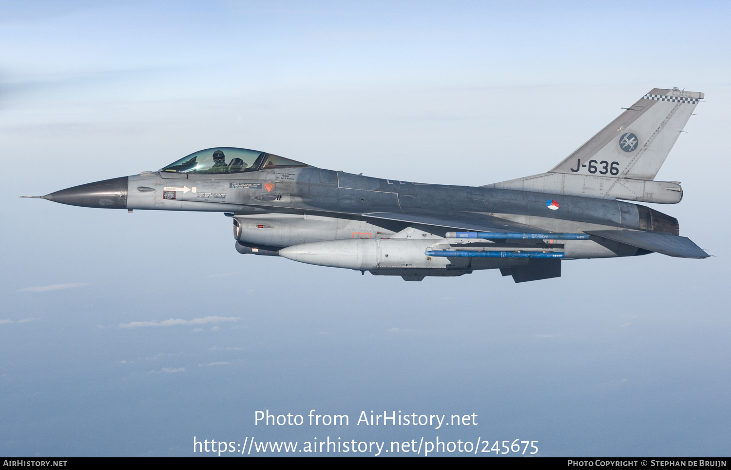 Aircraft Photo of J-636 | General Dynamics F-16AM Fighting Falcon | Netherlands - Air Force | AirHistory.net #245675