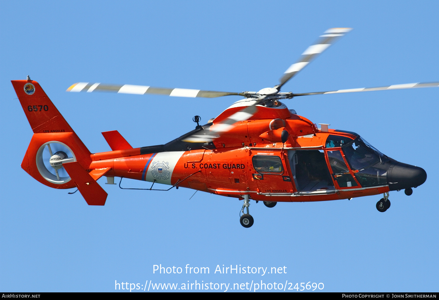 Aircraft Photo of 6570 | Aerospatiale MH-65D Dolphin | USA - Coast Guard | AirHistory.net #245690