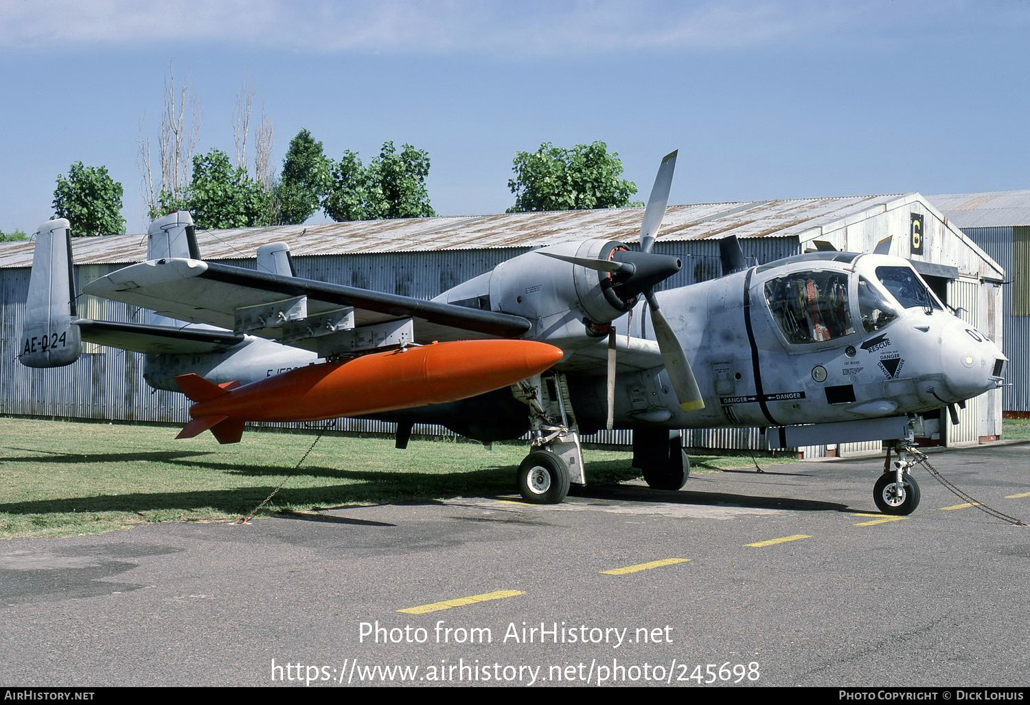 Aircraft Photo of AE-024 | Grumman OV-1D Mohawk | Argentina - Army | AirHistory.net #245698