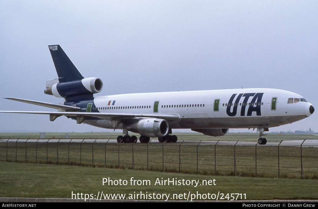 Aircraft Photo of F-BTDD | McDonnell Douglas DC-10-30 | UTA - Union de Transports Aériens | AirHistory.net #245711