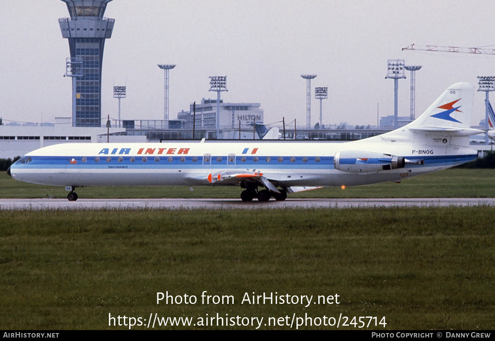 Aircraft Photo of F-BNOG | Aerospatiale SE-210 Caravelle 12 | Air Inter | AirHistory.net #245714