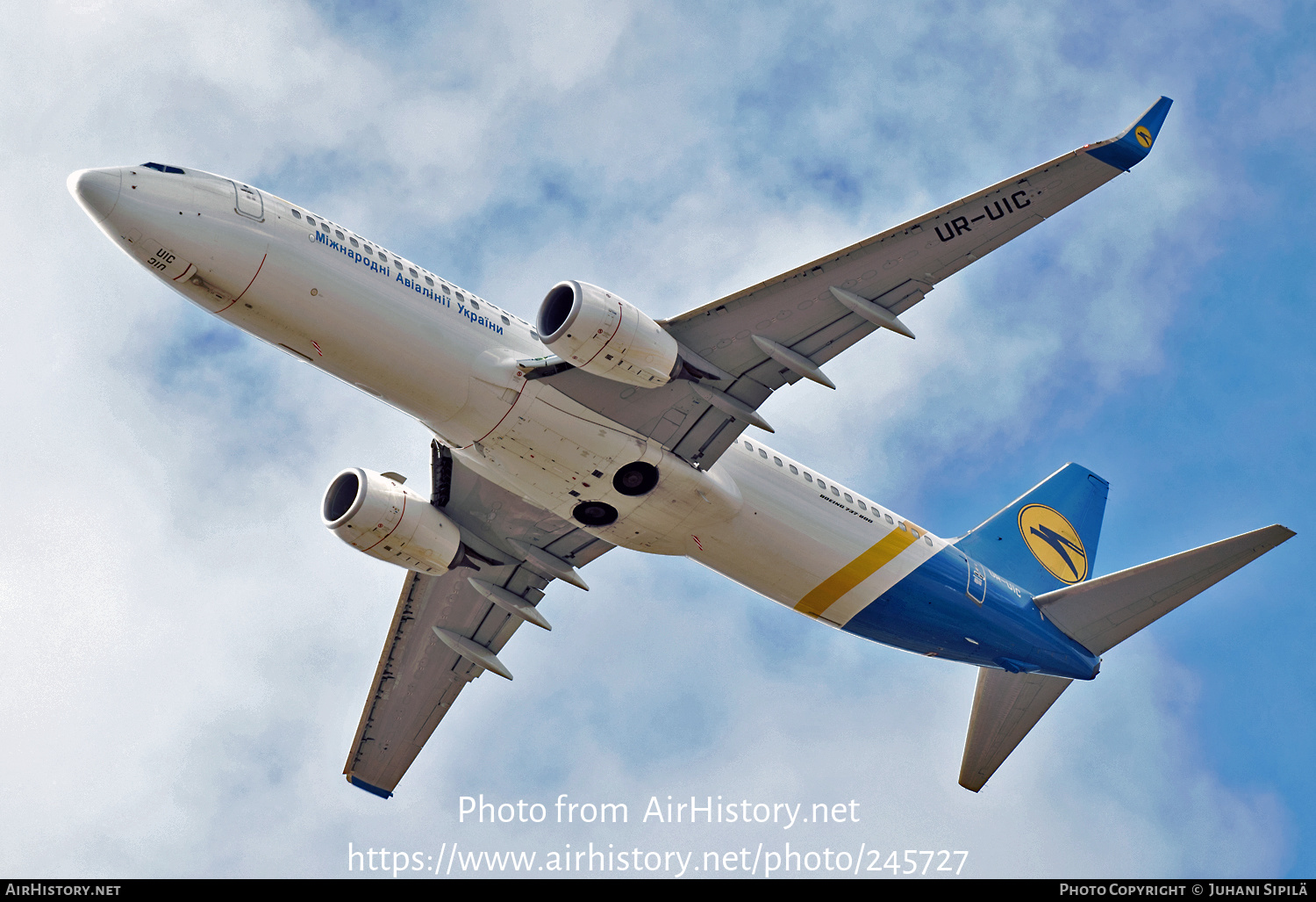 Aircraft Photo of UR-UIC | Boeing 737-800 | Ukraine International Airlines | AirHistory.net #245727