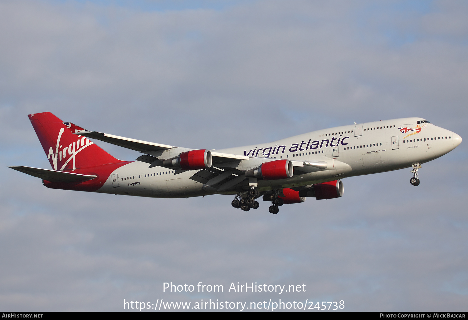 Aircraft Photo of G-VWOW | Boeing 747-41R | Virgin Atlantic Airways | AirHistory.net #245738