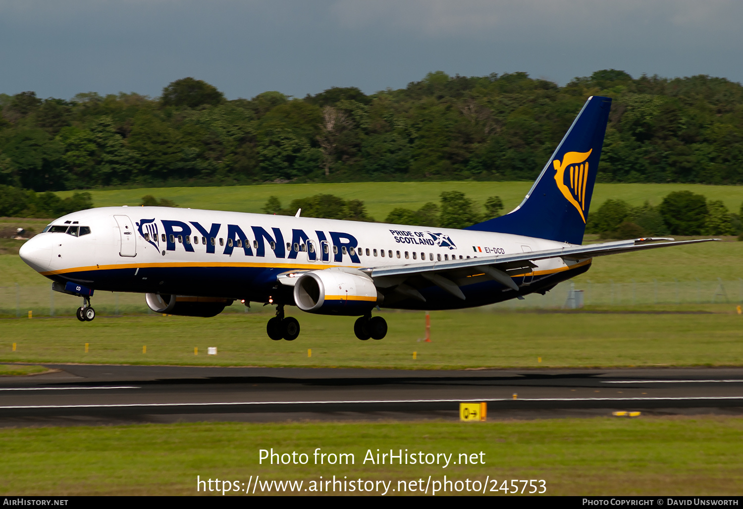 Aircraft Photo of EI-DCD | Boeing 737-8AS | Ryanair | AirHistory.net #245753