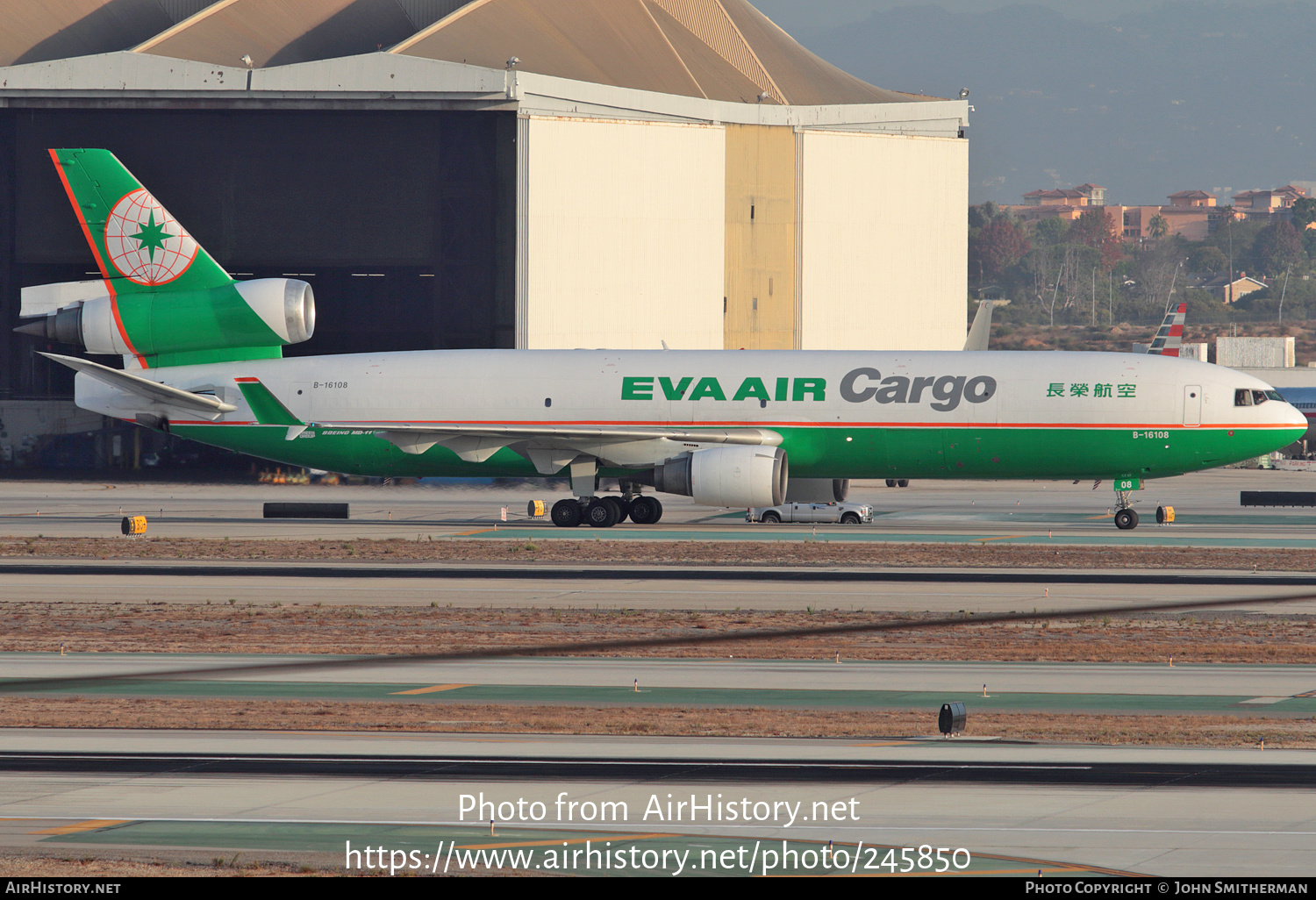 Aircraft Photo of B-16108 | McDonnell Douglas MD-11F | EVA Air Cargo | AirHistory.net #245850