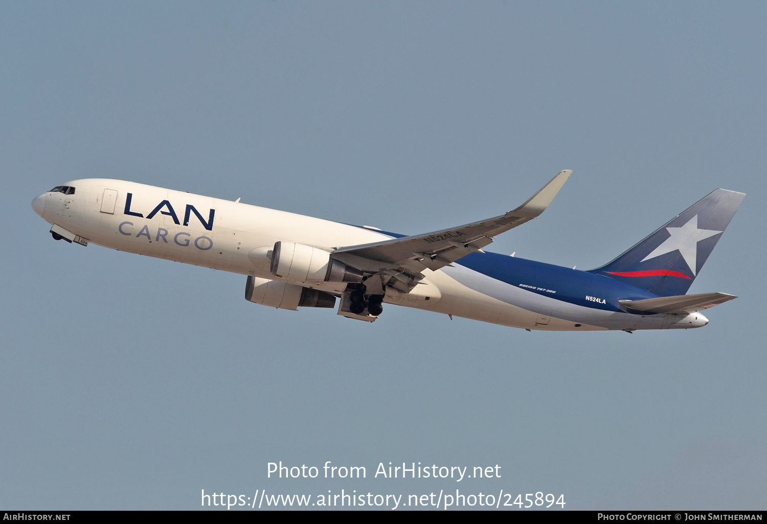 Aircraft Photo of N524LA | Boeing 767-346F/ER | LAN Cargo | AirHistory.net #245894