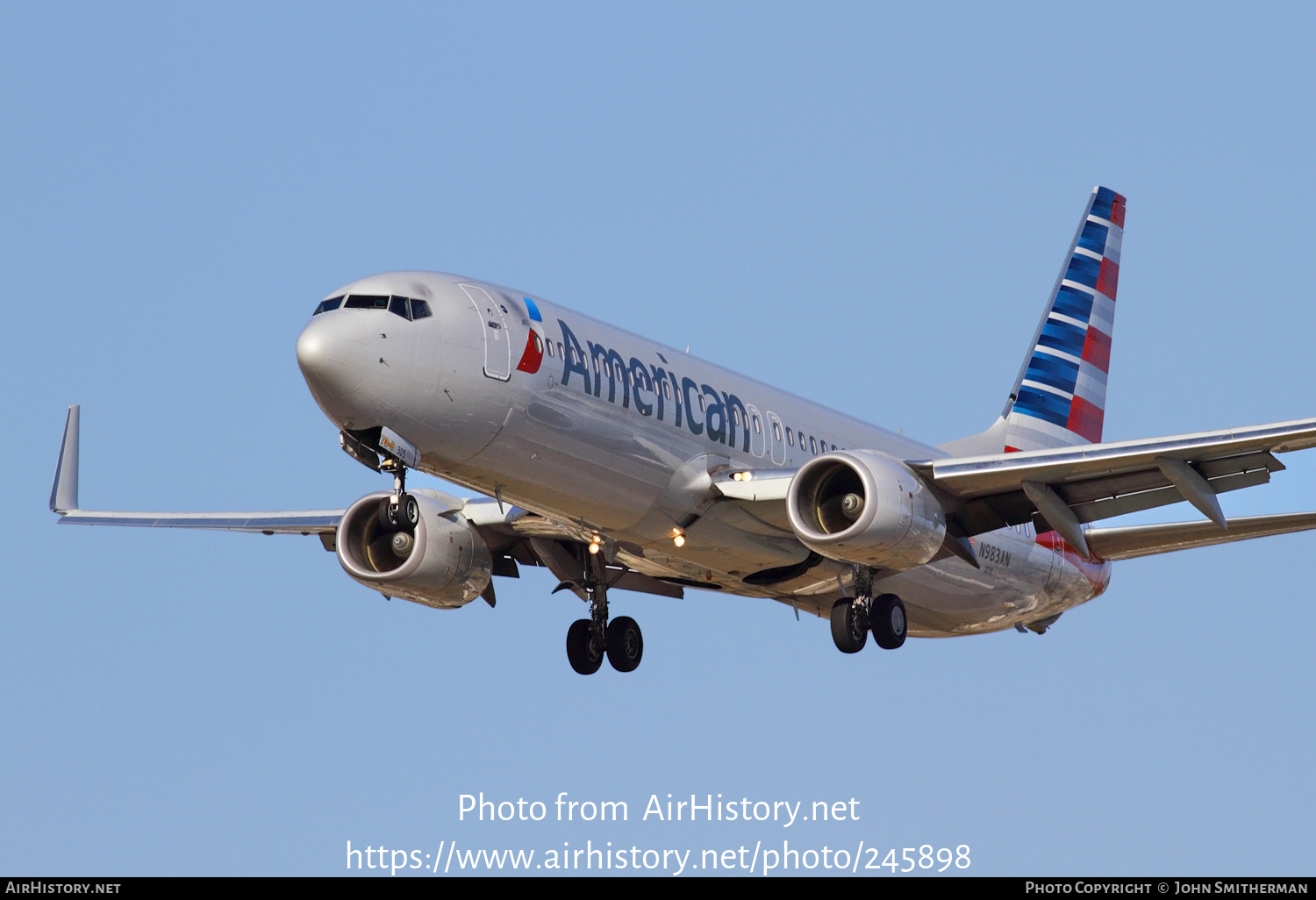 Aircraft Photo of N983AN | Boeing 737-823 | American Airlines | AirHistory.net #245898