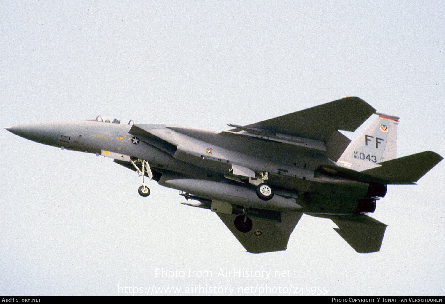 Aircraft Photo of 80-0043 / AF80-043 | McDonnell Douglas F-15C Eagle | USA - Air Force | AirHistory.net #245955