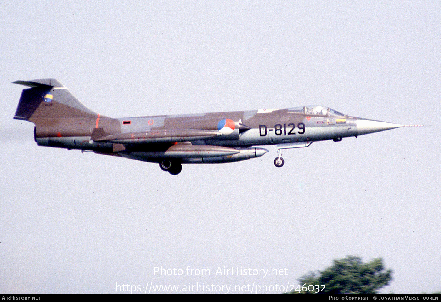 Aircraft Photo of D-8129 | Lockheed RF-104G Starfighter | Netherlands - Air Force | AirHistory.net #246032