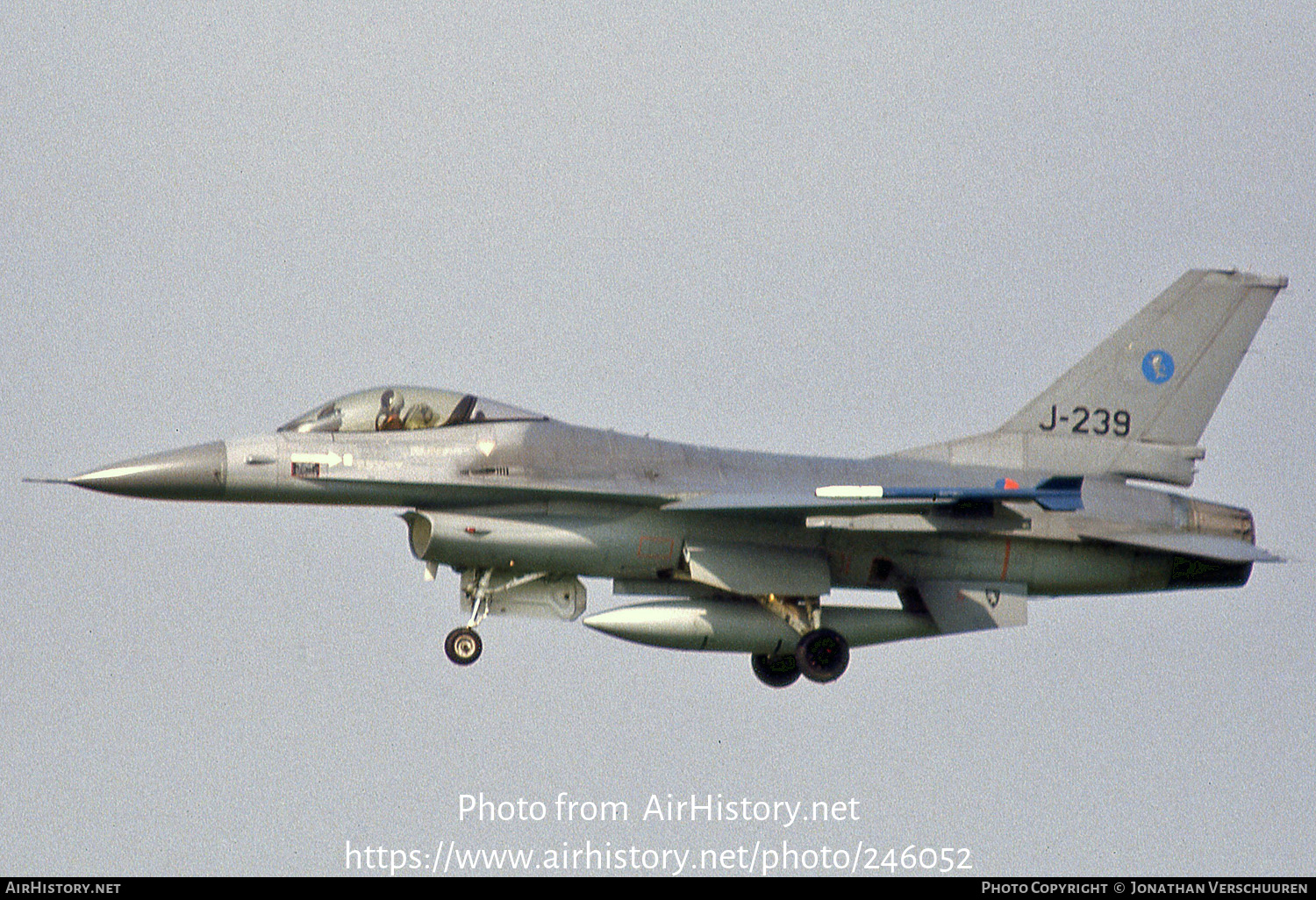 Aircraft Photo of J-239 | General Dynamics F-16A Fighting Falcon | Netherlands - Air Force | AirHistory.net #246052