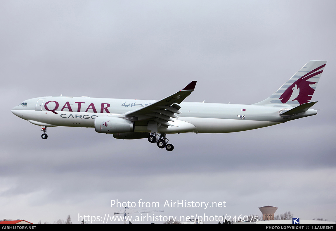 Aircraft Photo of F-WXAD | Airbus A330-243F | Qatar Airways Cargo | AirHistory.net #246075