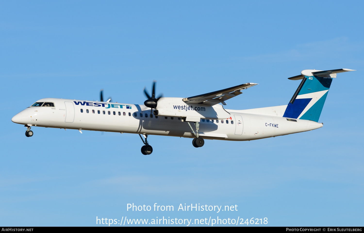 Aircraft Photo of C-FKWE | Bombardier DHC-8-402 Dash 8 | WestJet | AirHistory.net #246218