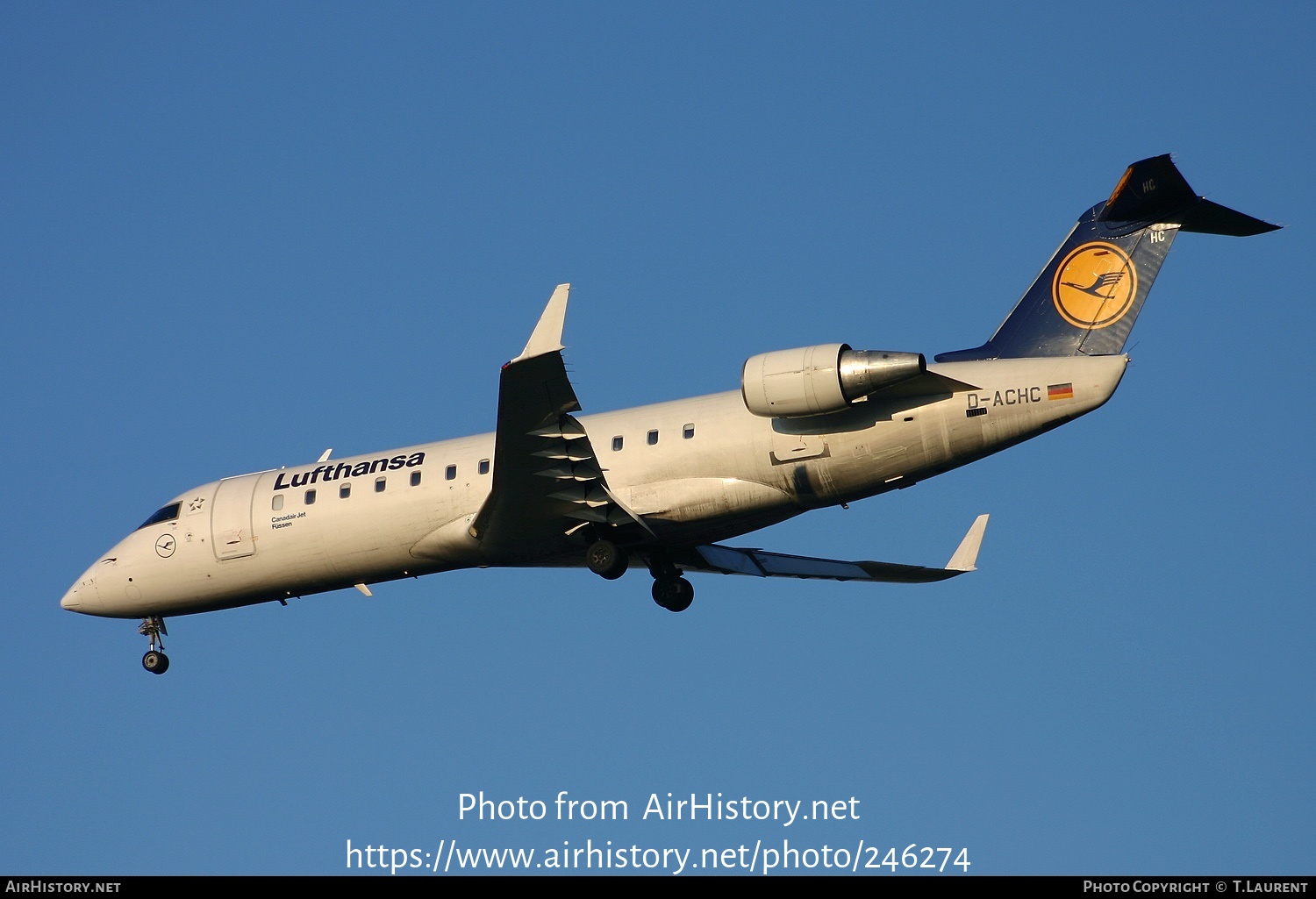 Aircraft Photo of D-ACHC | Bombardier CRJ-200LR (CL-600-2B19) | Lufthansa | AirHistory.net #246274