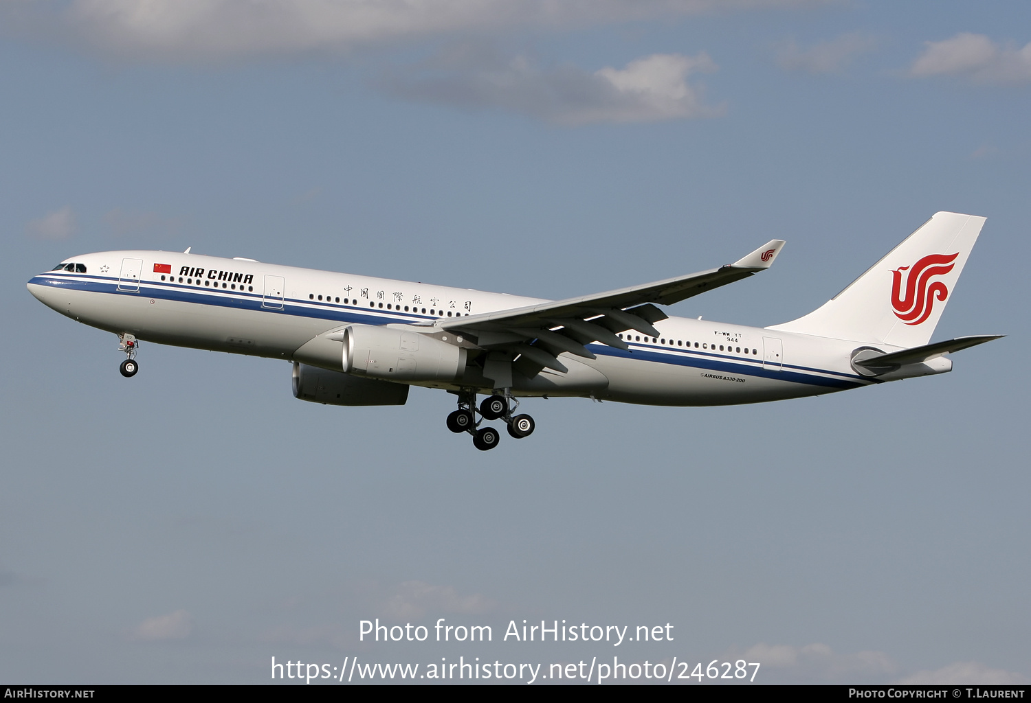 Aircraft Photo of F-WWYT | Airbus A330-243 | Air China | AirHistory.net #246287