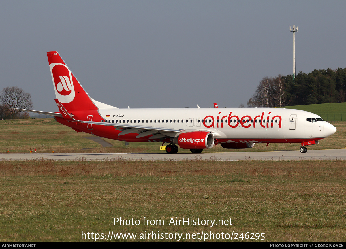 Aircraft Photo of D-ABKJ | Boeing 737-86J | Air Berlin | AirHistory.net #246295