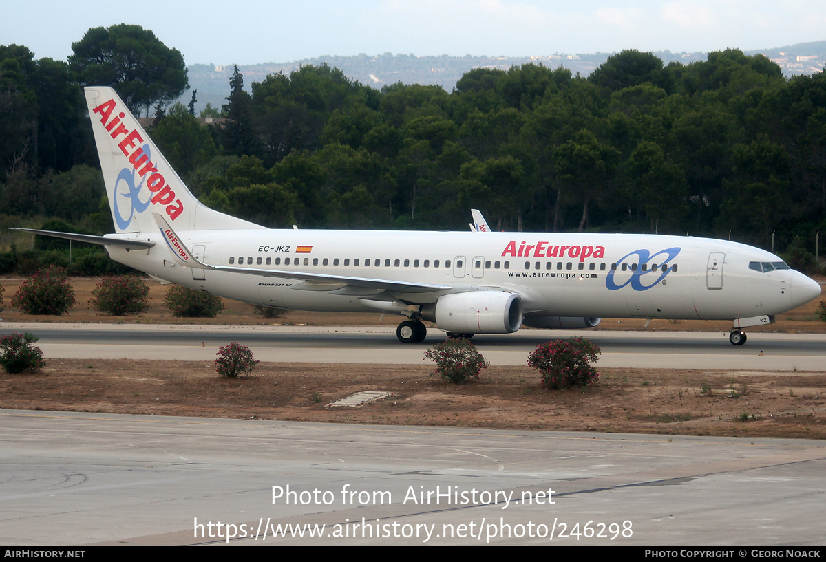 Aircraft Photo of EC-JKZ | Boeing 737-86N | Air Europa | AirHistory.net #246298