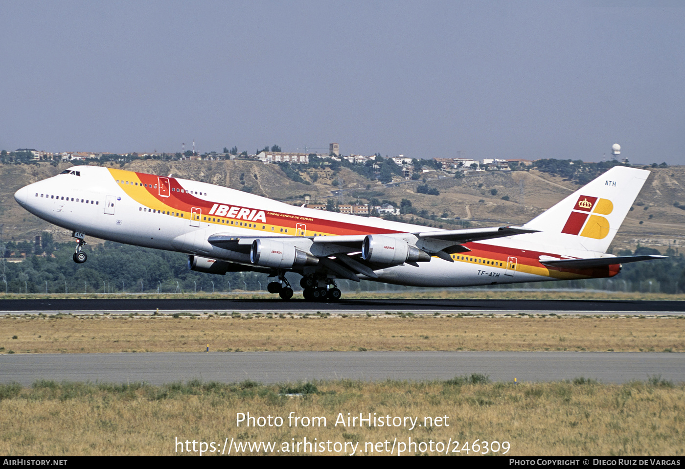 Aircraft Photo of TF-ATH | Boeing 747-341 | Iberia | AirHistory.net #246309