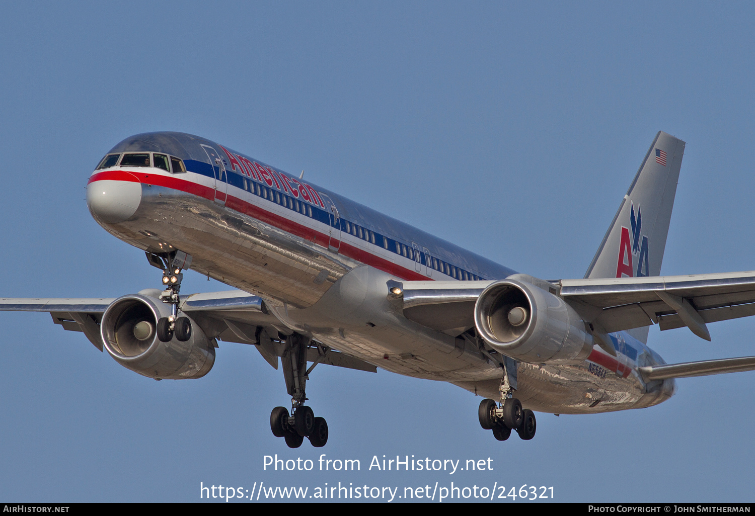 Aircraft Photo of N658AA | Boeing 757-223 | American Airlines | AirHistory.net #246321