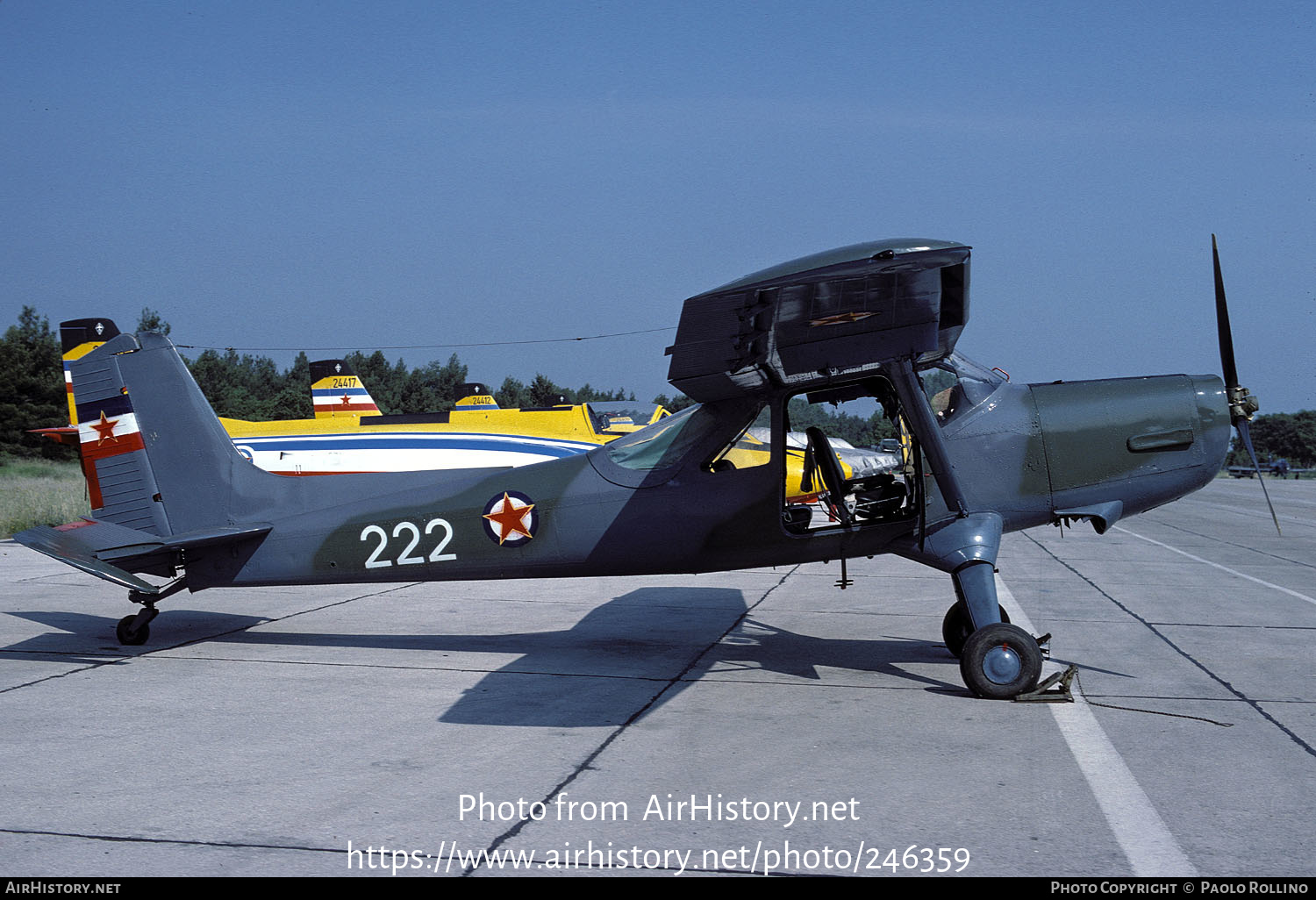 Aircraft Photo of 51222 | Utva V-51 | Yugoslavia - Air Force | AirHistory.net #246359