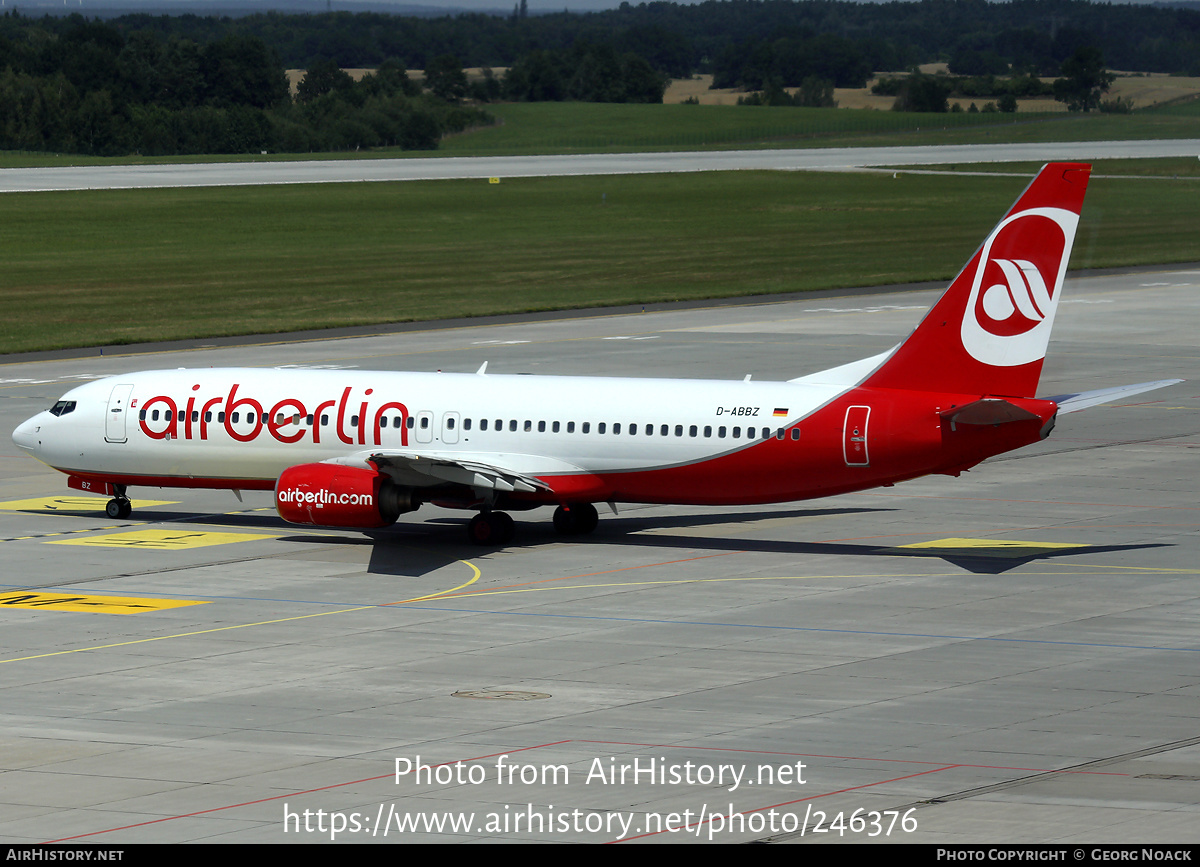 Aircraft Photo of D-ABBZ | Boeing 737-85F | Air Berlin | AirHistory.net #246376