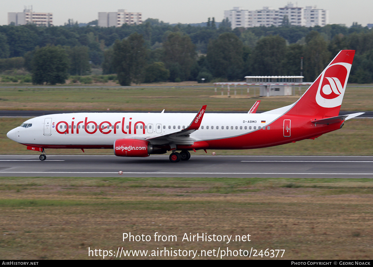 Aircraft Photo of D-ABMO | Boeing 737-86J | Air Berlin | AirHistory.net #246377