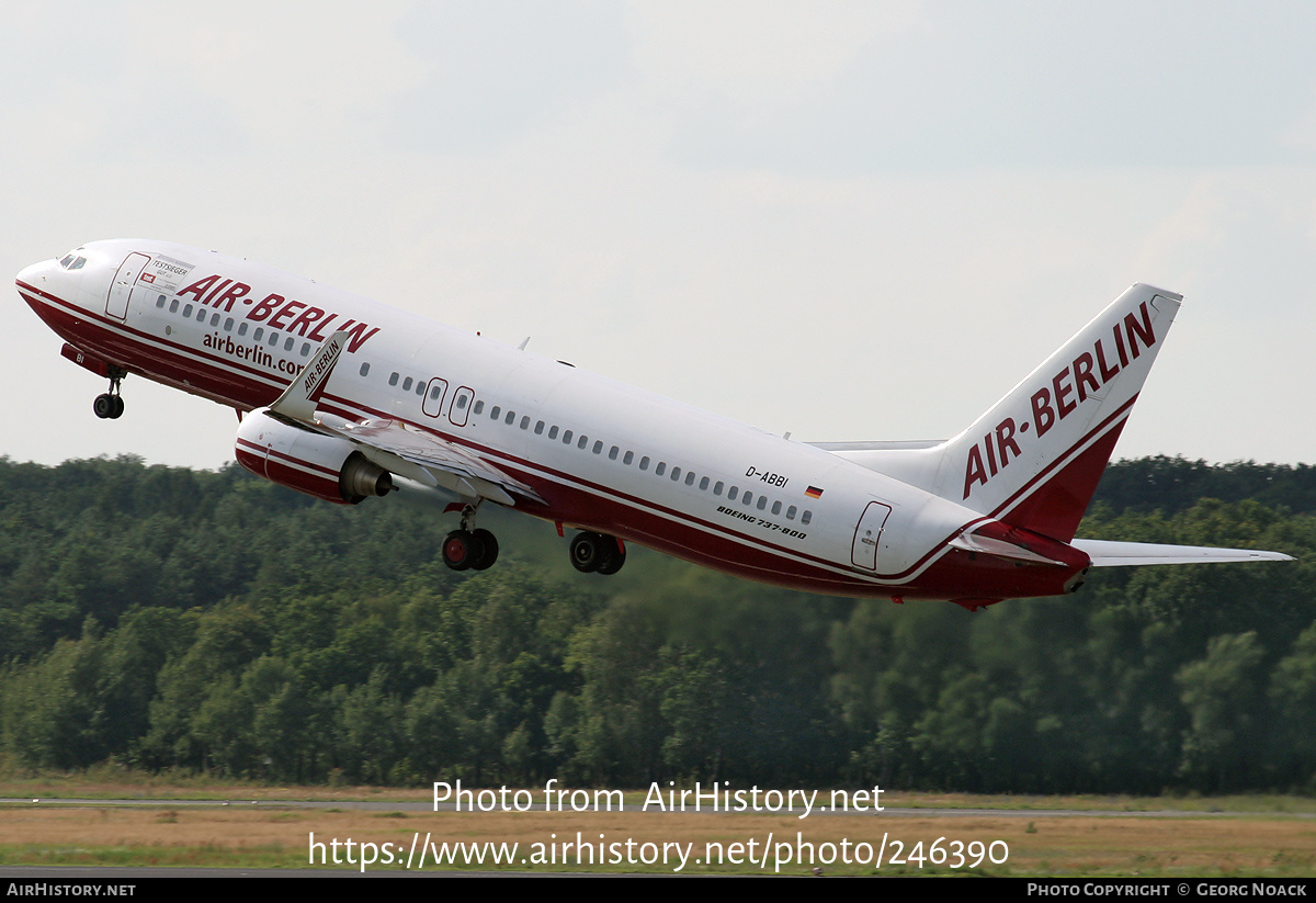 Aircraft Photo of D-ABBI | Boeing 737-86J | Air Berlin | AirHistory.net #246390