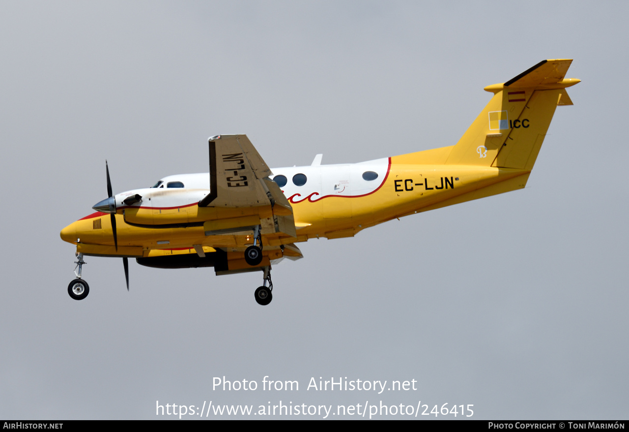 Aircraft Photo of EC-LJN | Hawker Beechcraft B200GT King Air | ICC - Institut Cartogràfic de Catalunya | AirHistory.net #246415