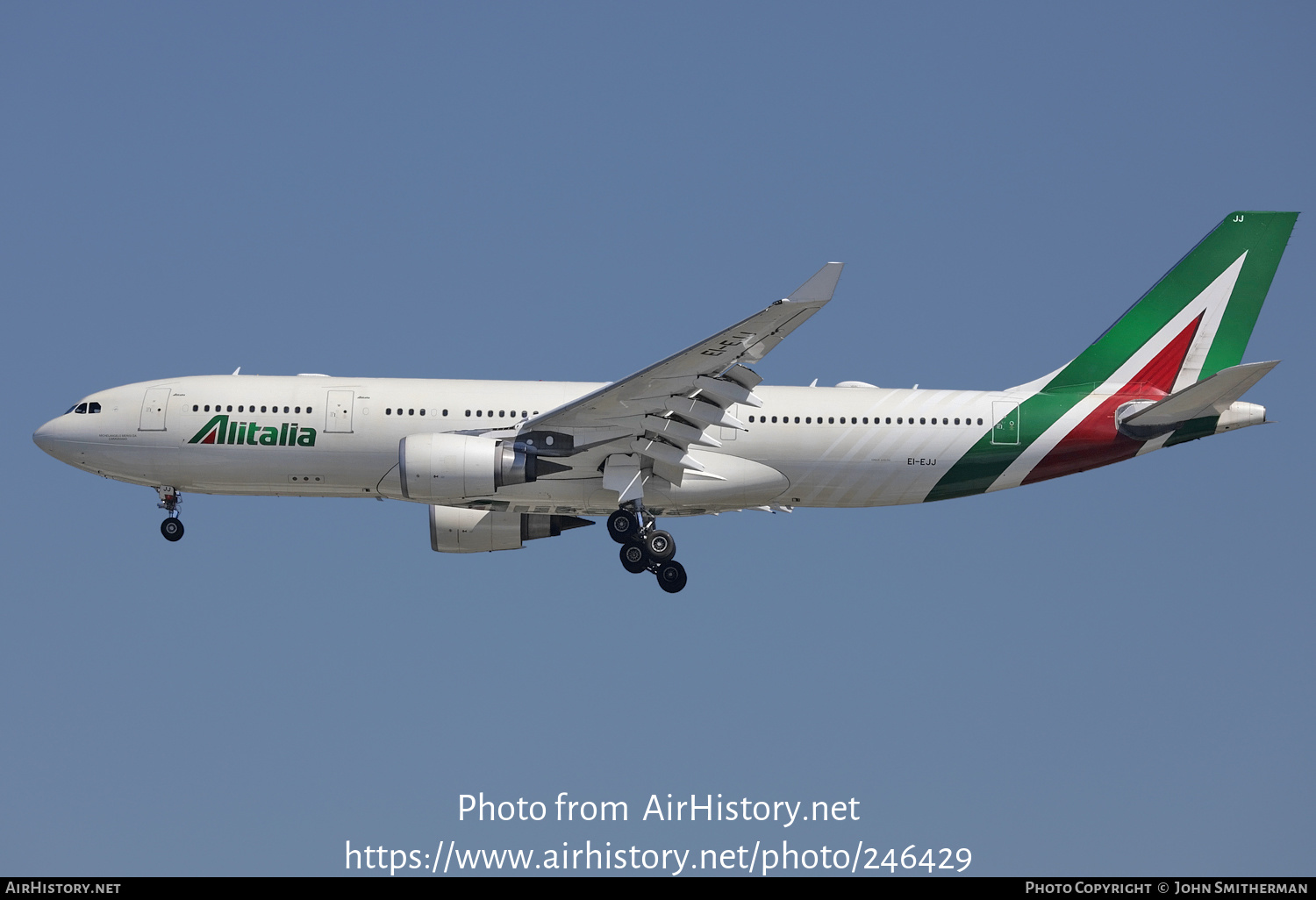 Aircraft Photo of EI-EJJ | Airbus A330-202 | Alitalia | AirHistory.net #246429