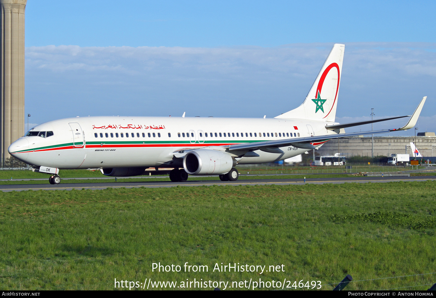 Aircraft Photo of CN-ROK | Boeing 737-8B6 | Royal Air Maroc - RAM | AirHistory.net #246493