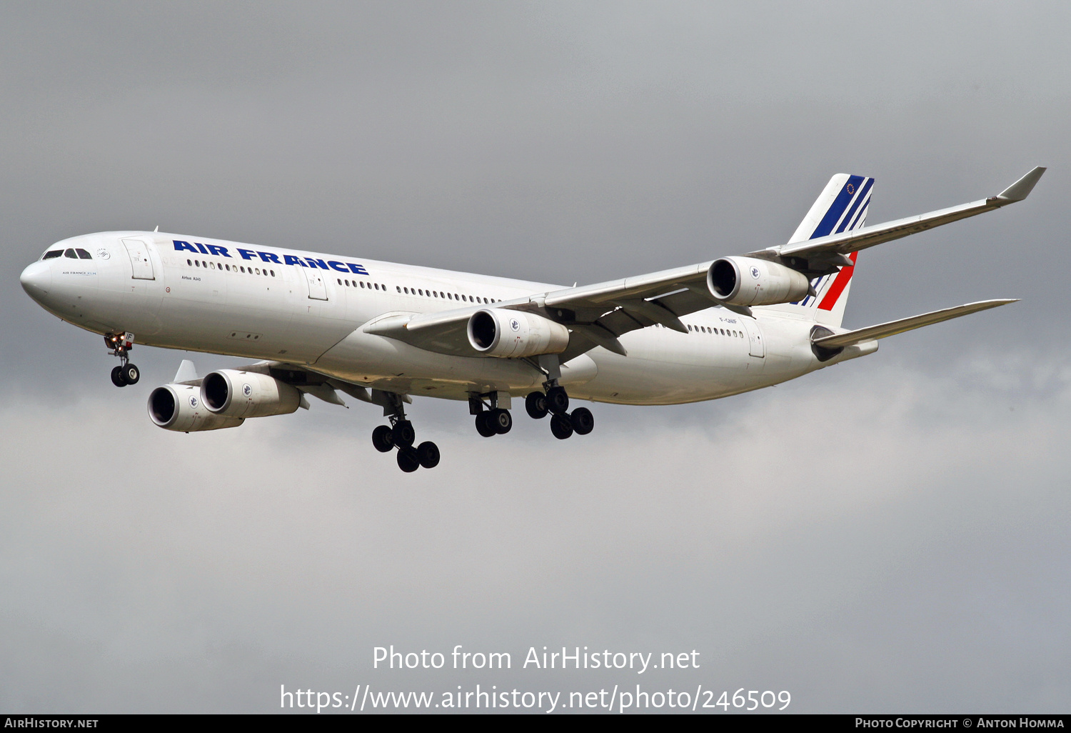 Aircraft Photo of F-GNIF | Airbus A340-313 | Air France | AirHistory.net #246509