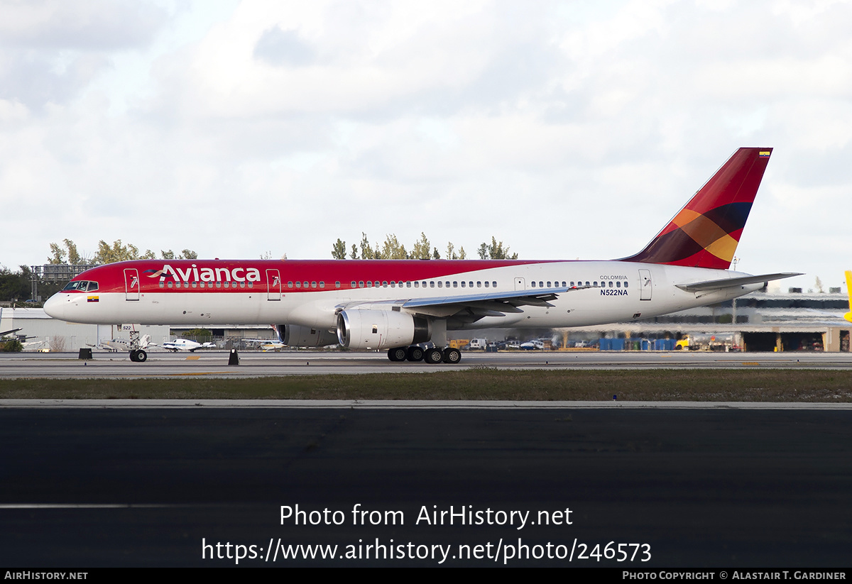 Aircraft Photo of N522NA | Boeing 757-236 | Avianca | AirHistory.net #246573