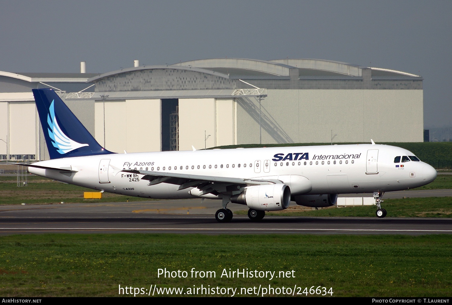 Aircraft Photo of F-WWBH | Airbus A320-214 | SATA Internacional | AirHistory.net #246634