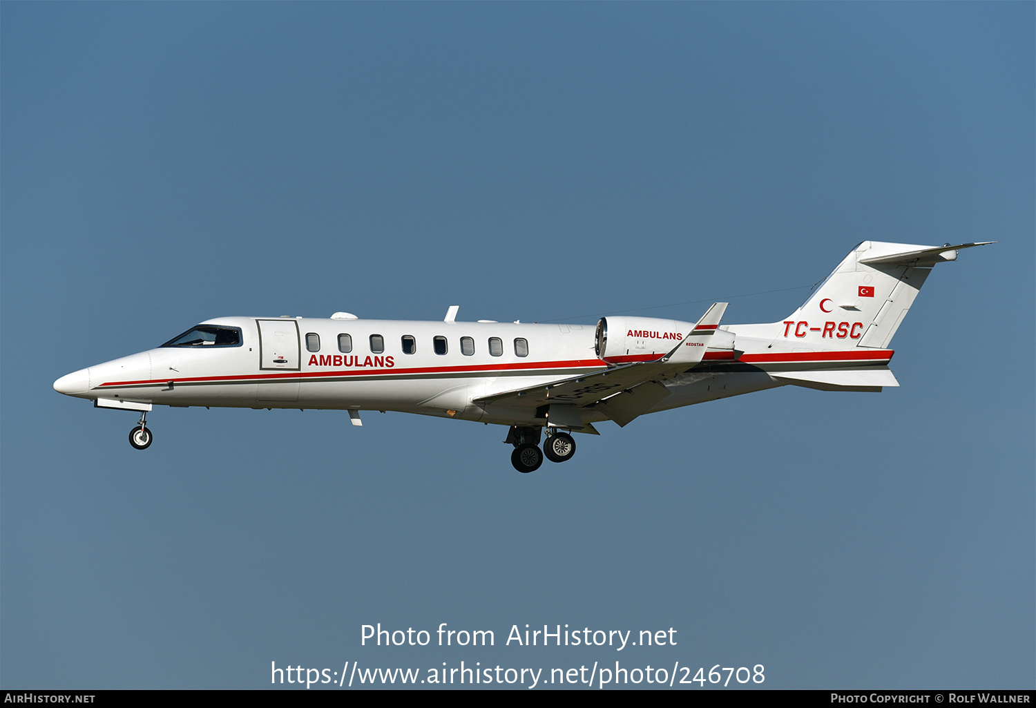 Aircraft Photo of TC-RSC | Learjet 45 | Redstar Aviation | AirHistory.net #246708