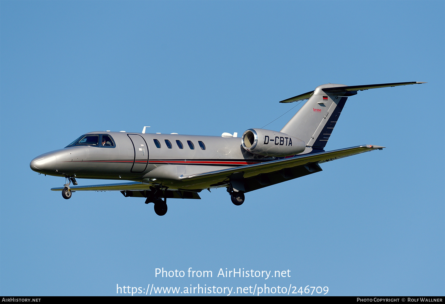 Aircraft Photo of D-CBTA | Cessna 525C CitationJet CJ4 | Brose Group | AirHistory.net #246709