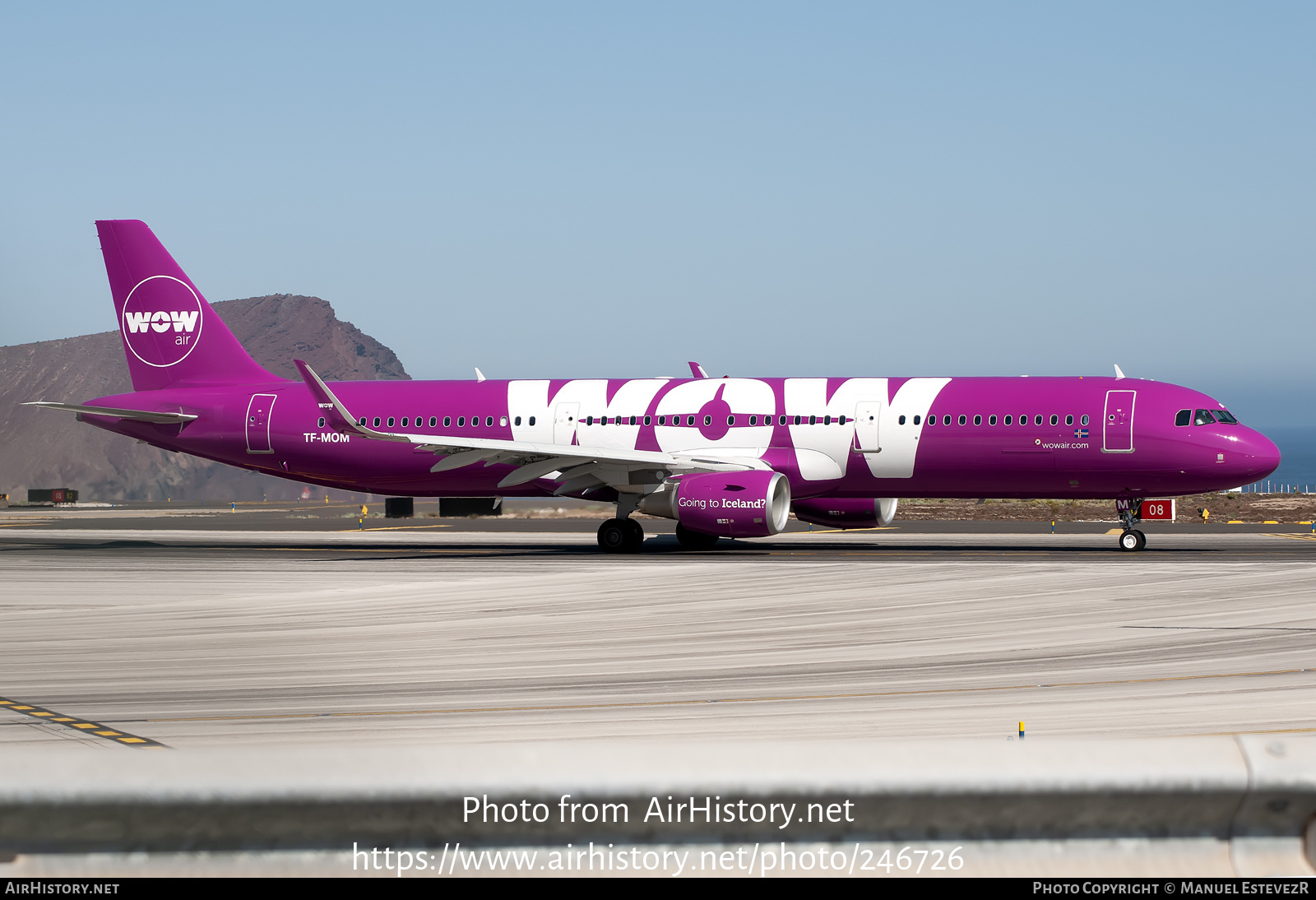 Aircraft Photo of TF-MOM | Airbus A321-211 | WOW Air | AirHistory.net #246726