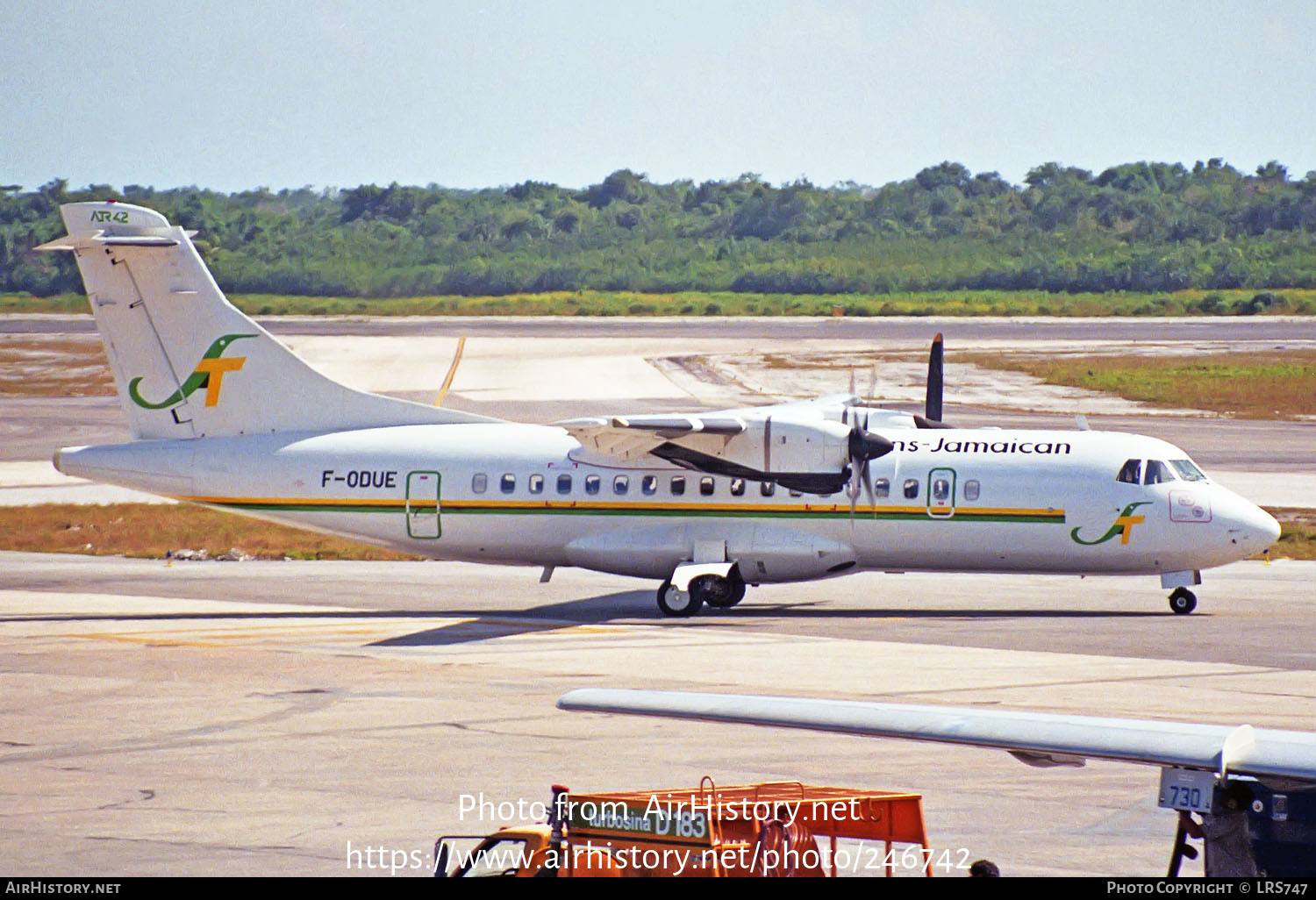 Aircraft Photo of F-ODUE | ATR ATR-42-300 | Trans-Jamaican Airlines | AirHistory.net #246742