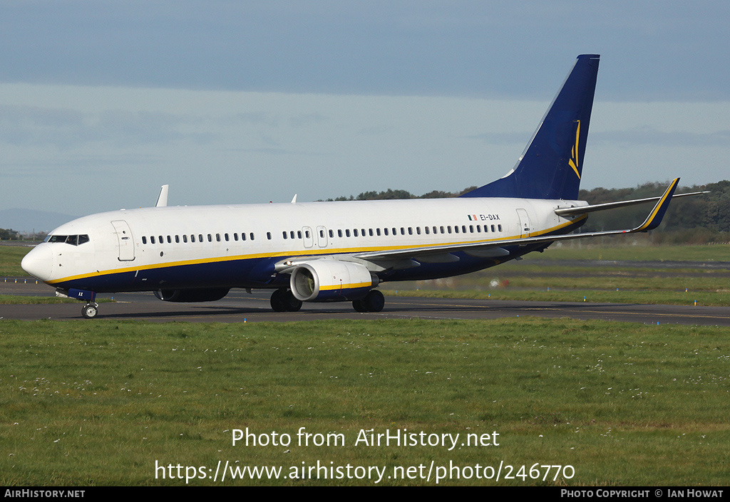 Aircraft Photo of EI-DAX | Boeing 737-8AS | Ryanair | AirHistory.net #246770