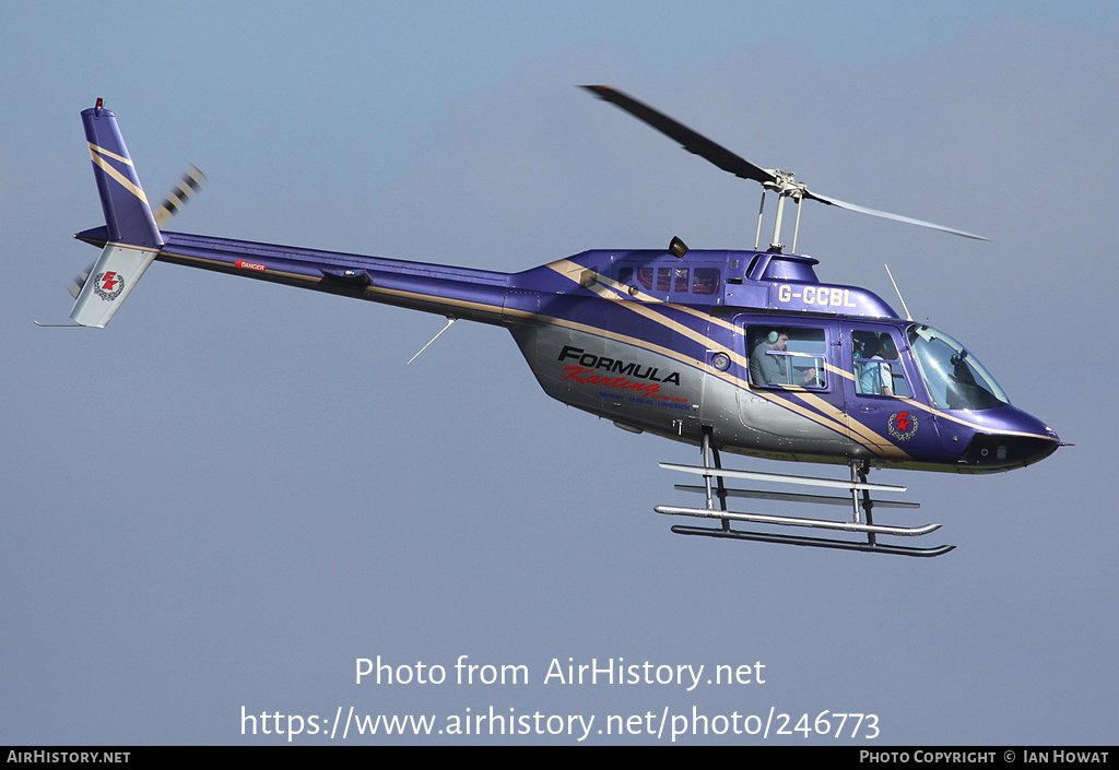 Aircraft Photo of G-CCBL | Bell 206B JetRanger II | Formula Karting | AirHistory.net #246773