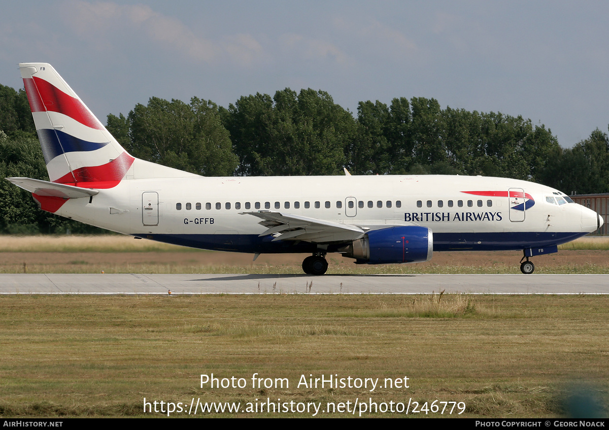 Aircraft Photo of G-GFFB | Boeing 737-505 | British Airways | AirHistory.net #246779