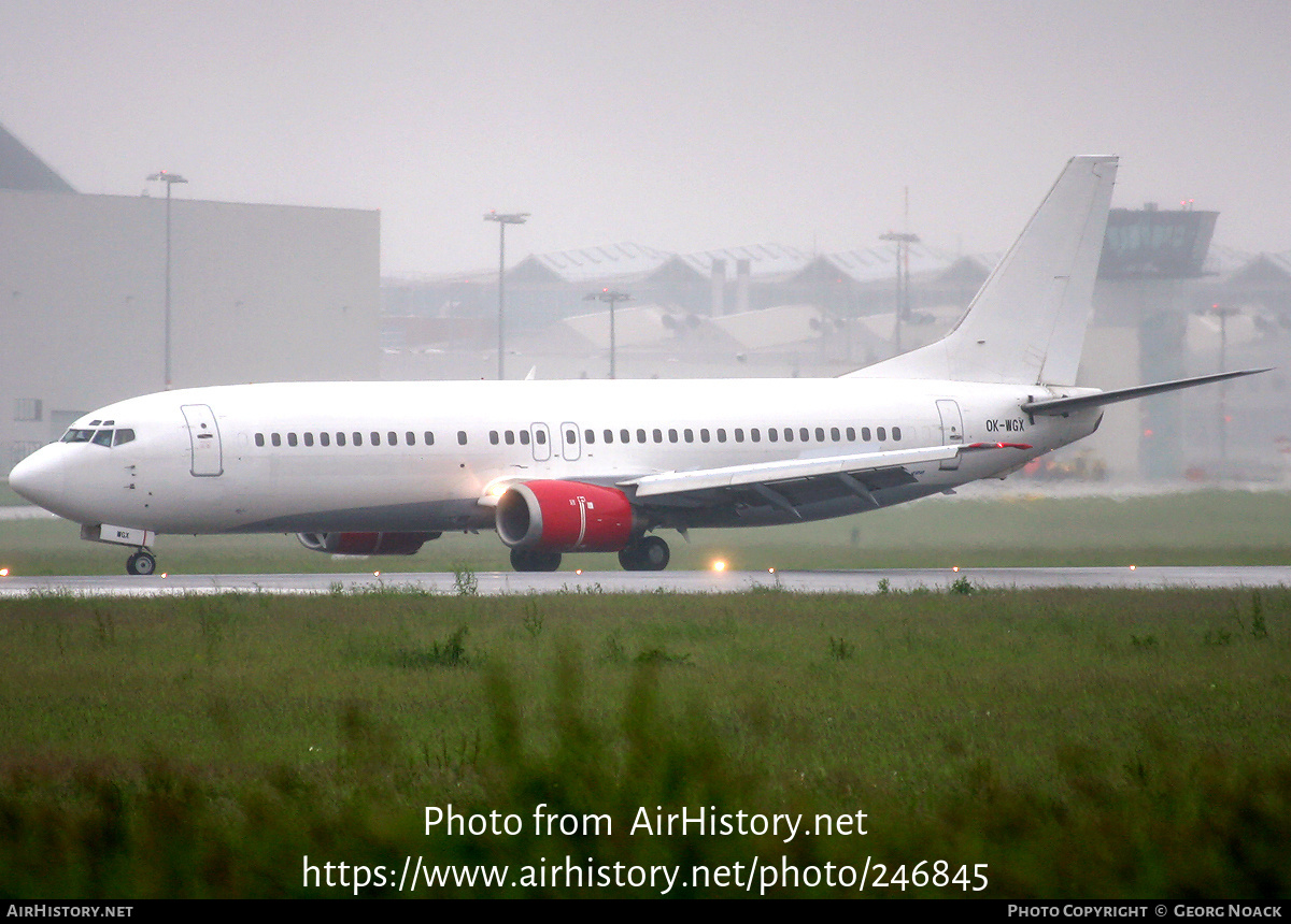 Aircraft Photo of OK-WGX | Boeing 737-436 | AirHistory.net #246845