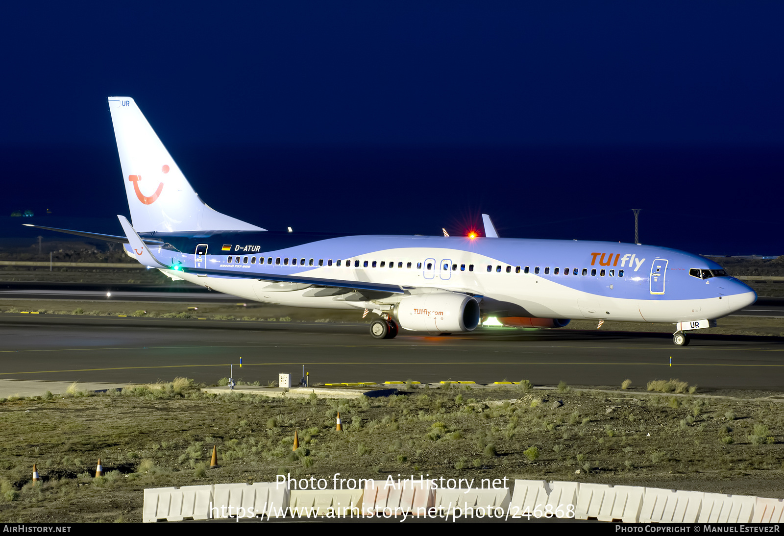 Aircraft Photo of D-ATUR | Boeing 737-8K5 | TUIfly | AirHistory.net #246868