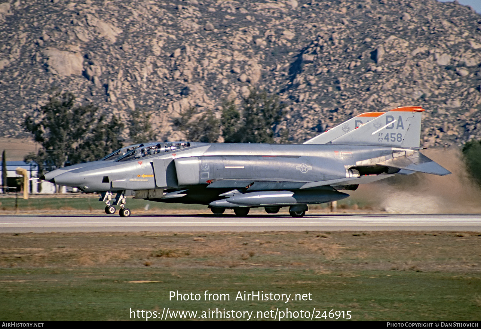 Aircraft Photo of 67-0458 / AF67458 | McDonnell Douglas RF-4C Phantom II | USA - Air Force | AirHistory.net #246915