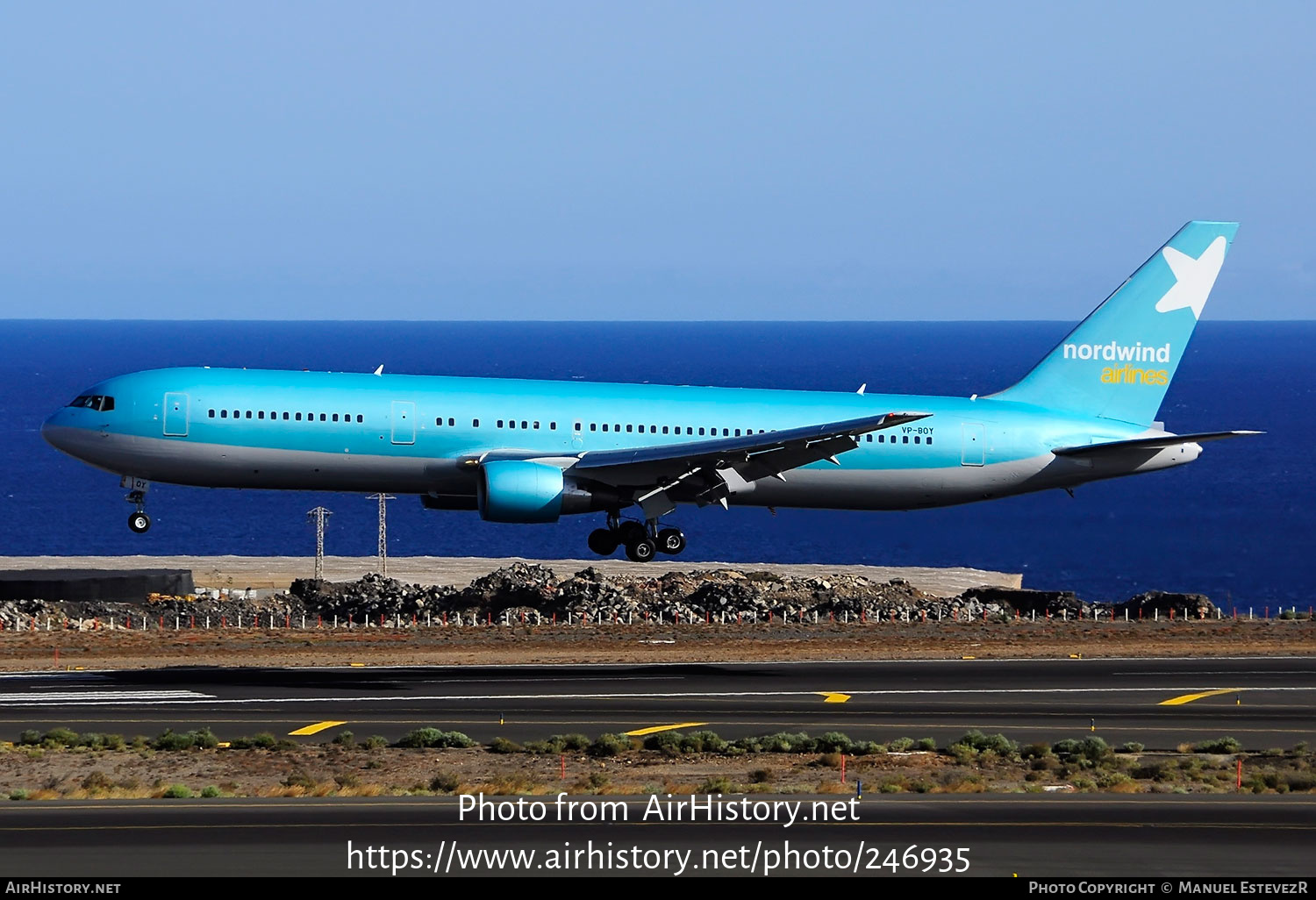 Aircraft Photo of VP-BOY | Boeing 767-3G5/ER | Nordwind Airlines | AirHistory.net #246935