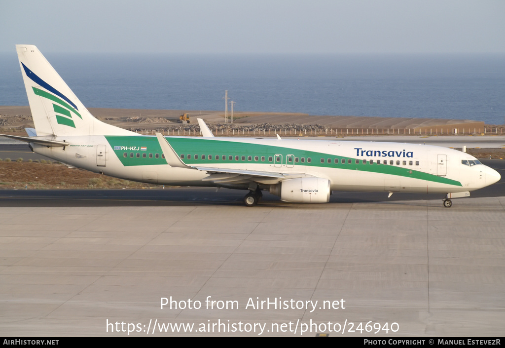 Aircraft Photo of PH-HZJ | Boeing 737-8K2 | Transavia | AirHistory.net #246940