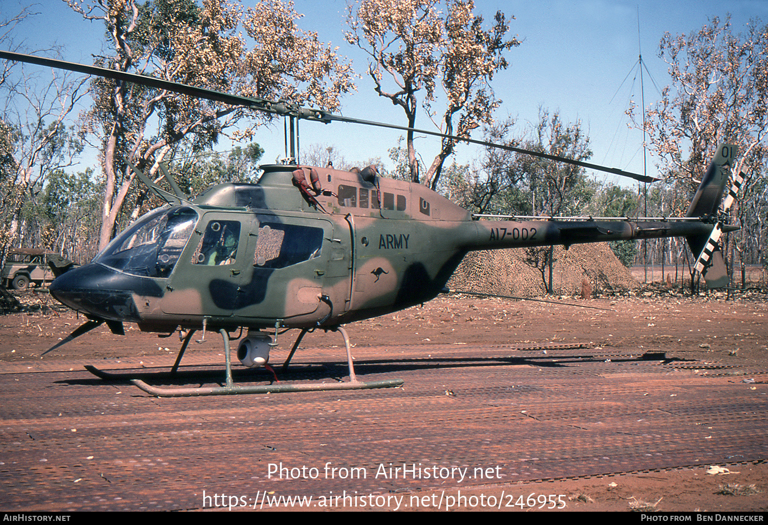 Aircraft Photo of A17-002 | Bell 206B-1 Kiowa | Australia - Army | AirHistory.net #246955