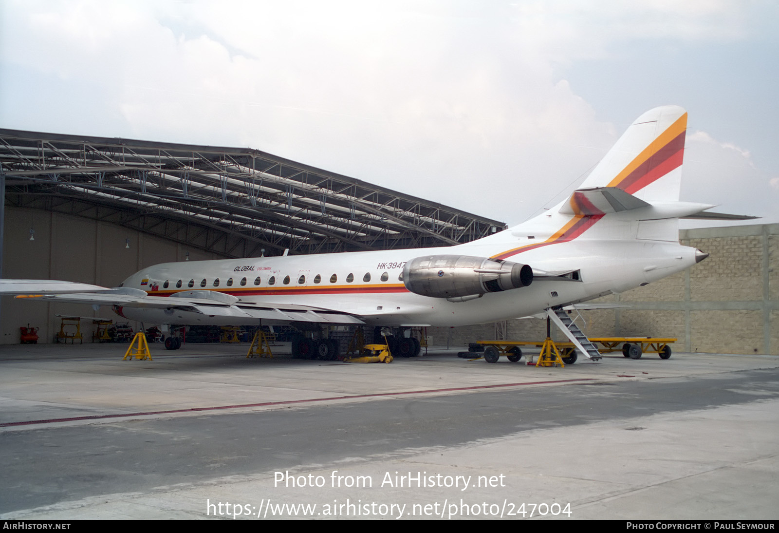 Aircraft Photo of HK-3947X | Sud SE-210 Caravelle 10B3 Super B | Global Colombia | AirHistory.net #247004