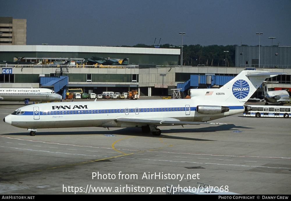 Aircraft Photo of N361PA | Boeing 727-2D4/Adv | Pan American World Airways - Pan Am | AirHistory.net #247068